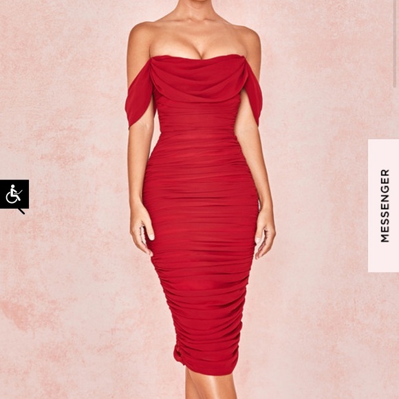 House of CB Dresses & Skirts - STUNNING WINE RED HOUSE OF CB CARLOTTA DRESS